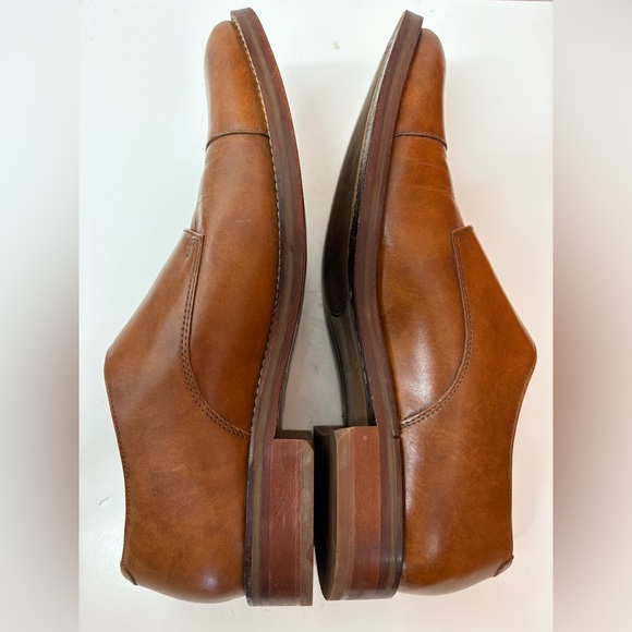 COLE HAAN Carmel Brown Leather Loafers - Picture 10 of 14